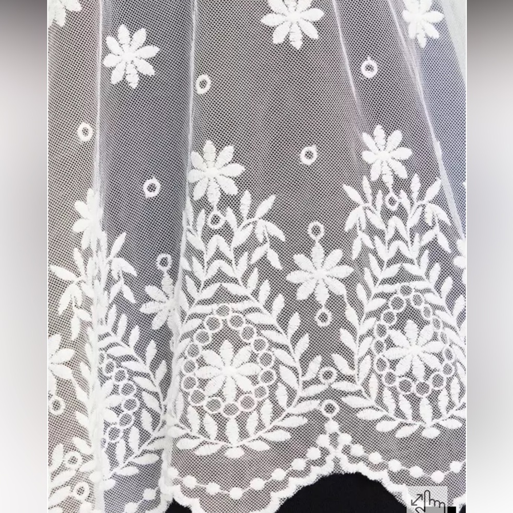 Torrid Scallop Mesh Kimono - Picture 4 of 9